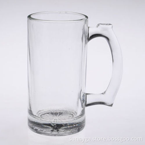 Beer Mug, Made of Clear Glass, with 327mL Capacity